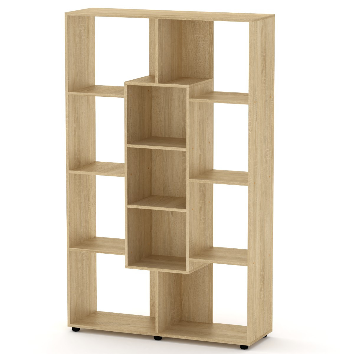 

Стеллаж книжный Компанит КШ-4 дуб сонома (110х35х179,6 см)
