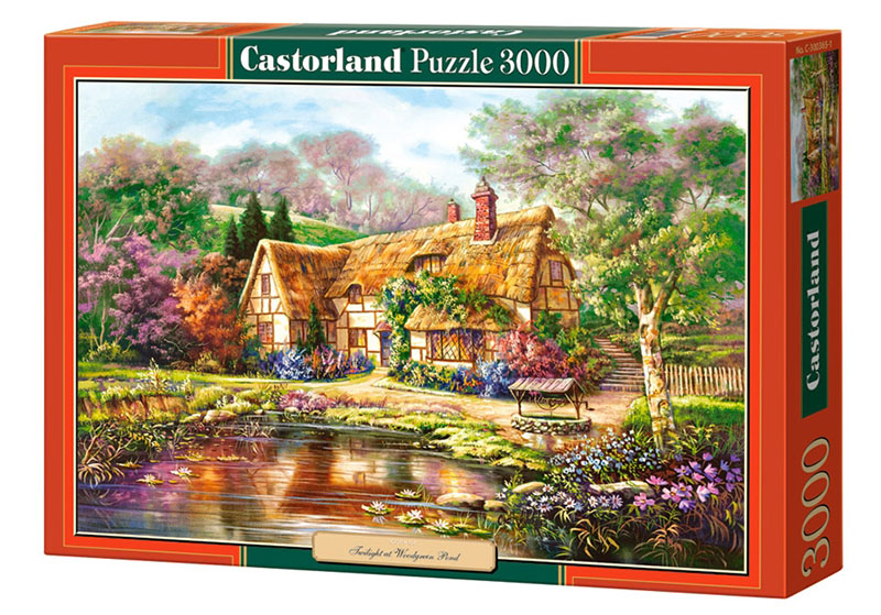 

Пазли Castorland - Мальовничий будиночок над ставком, 3000 елементів (C-300365)