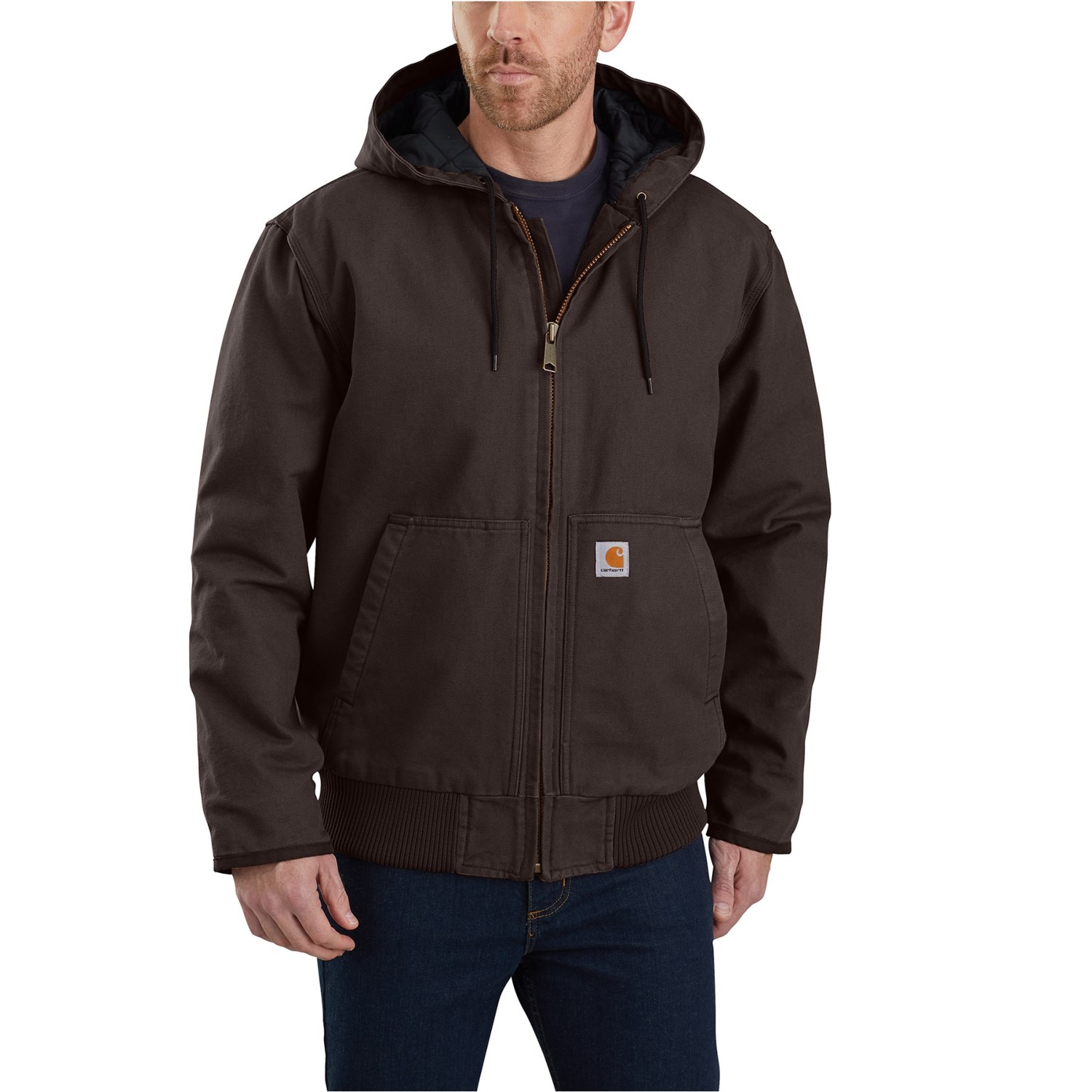 

Куртка Carhartt J130 104050 Flannel-Lined Sandstone Active - Insulated, Factory Seconds Dark Brown,  (50, Куртка Carhartt J130 104050 Flannel-Lined Sandstone Active - Insulated, Factory Seconds Dark Brown, XL (50)