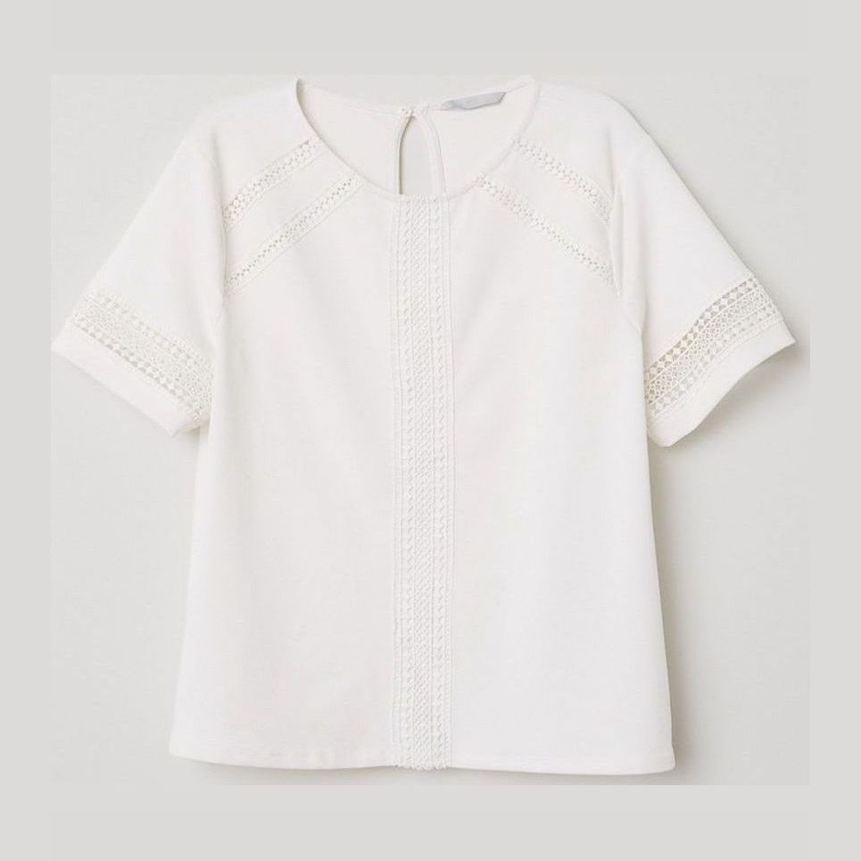 

Топ H&M 0638945-8  Белый, Топ H&M 0638945-8 L Белый