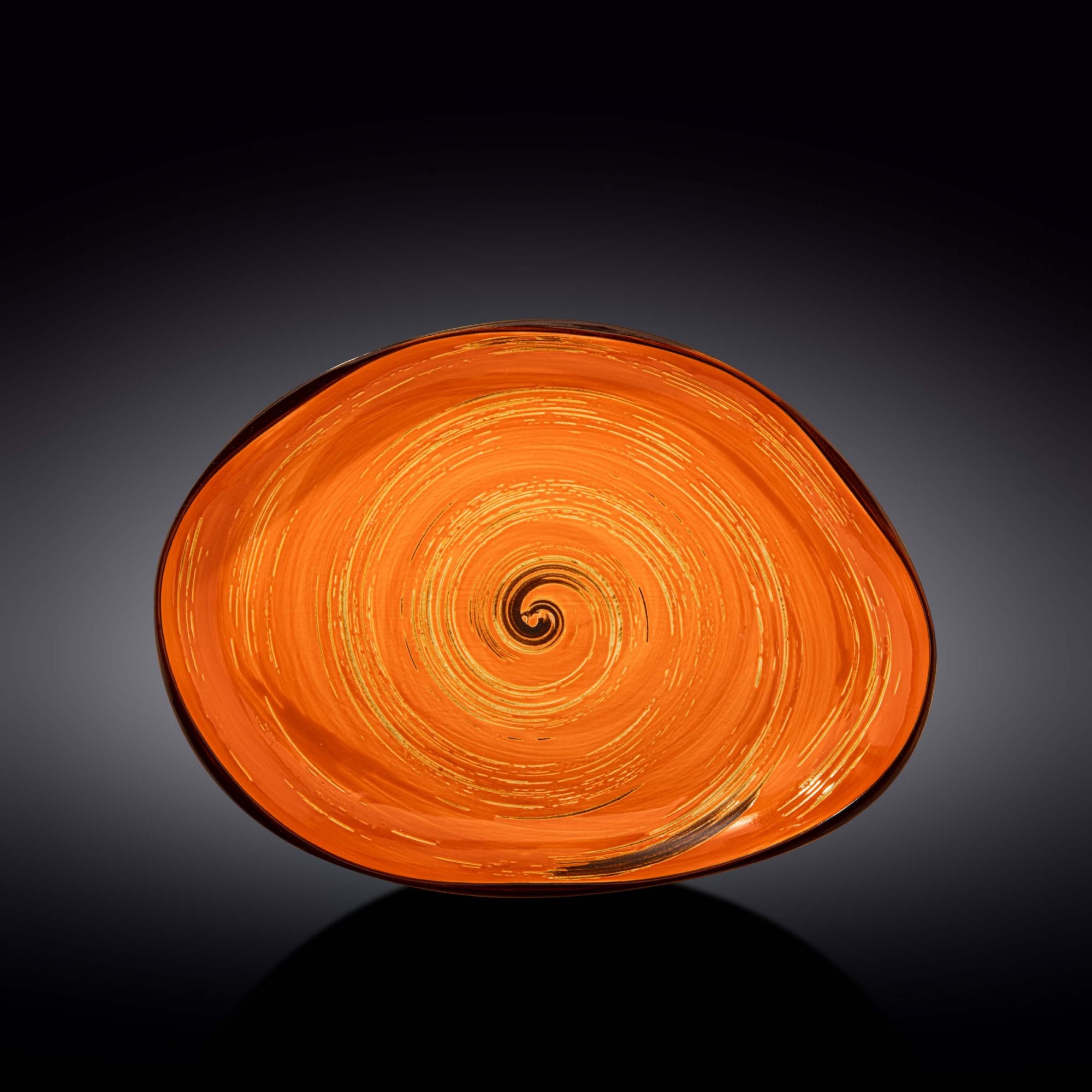 

Wilmax.Spiral.Orange.Блюдо камінь 33х24,5см 700мл