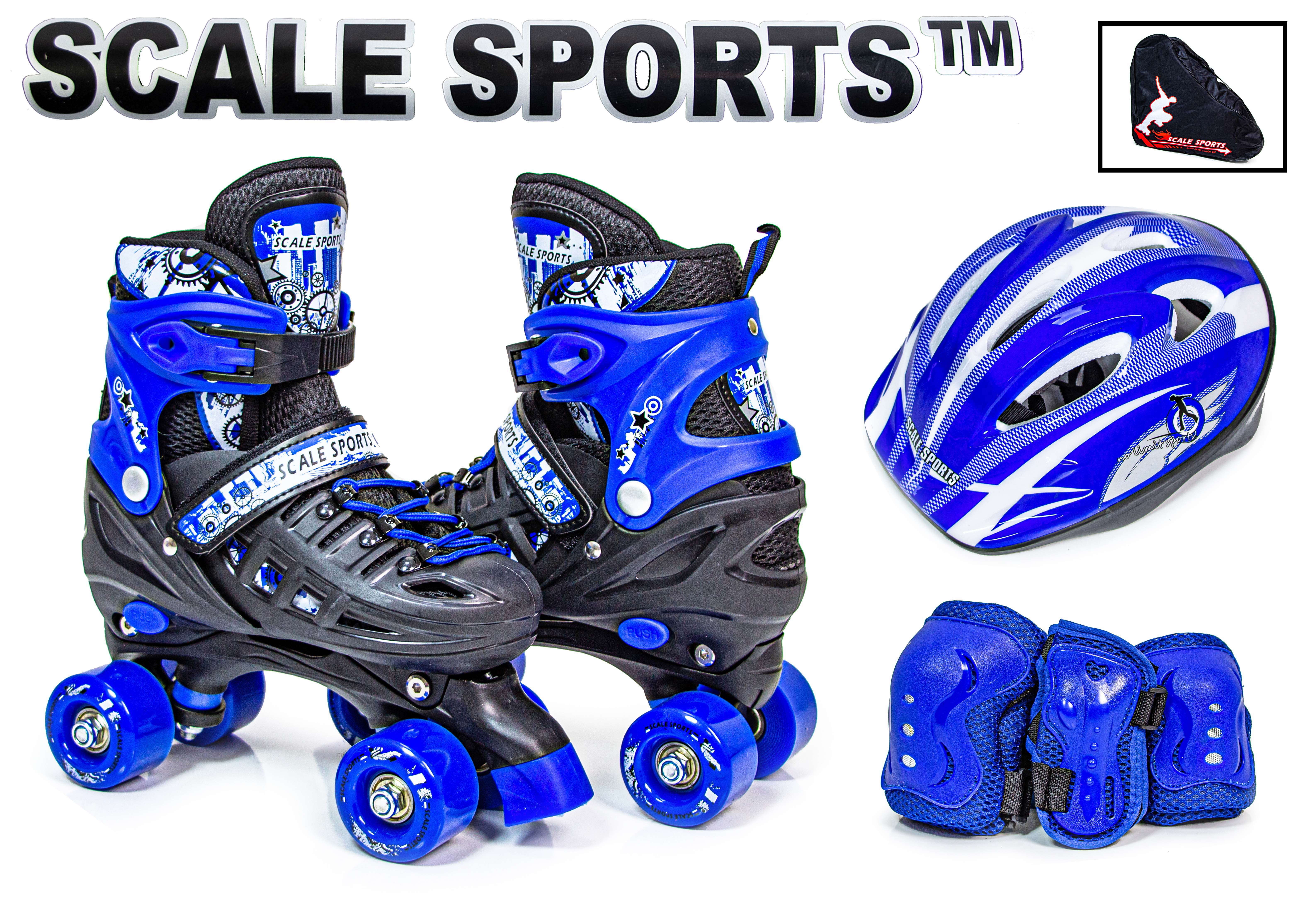

Комплект квадов Scale Sport Синий, размер 34-37