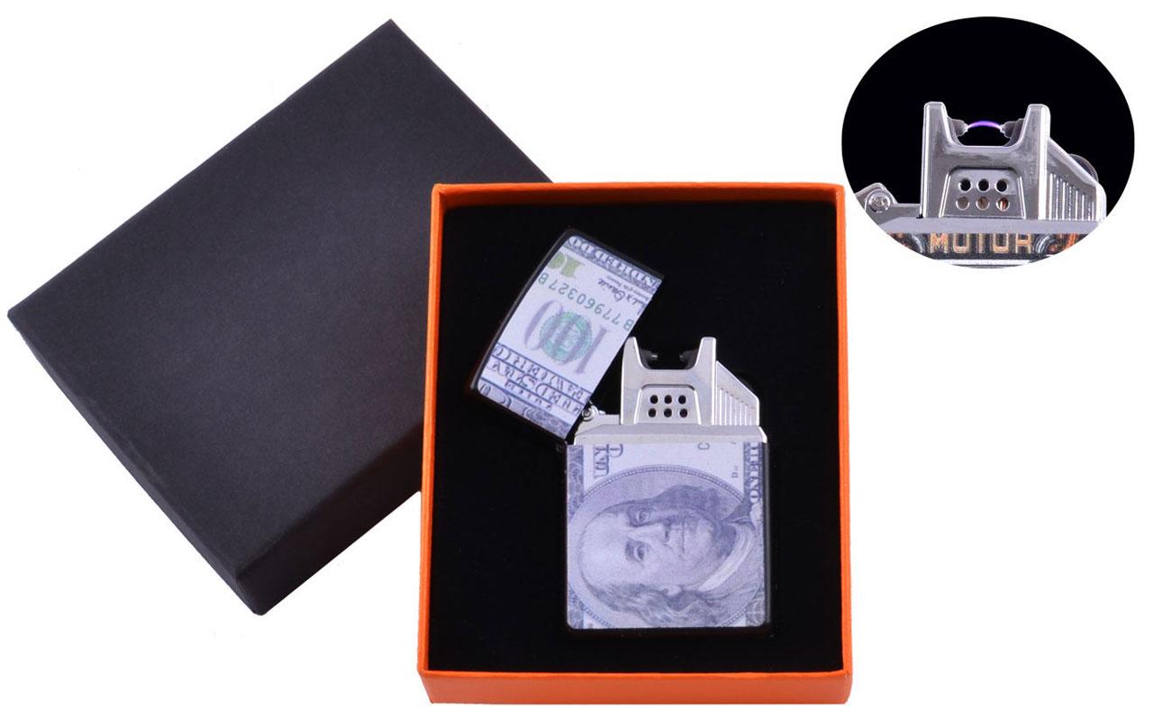 

USB зажигалка 100$ (Электроимпульсная) №4776B-3