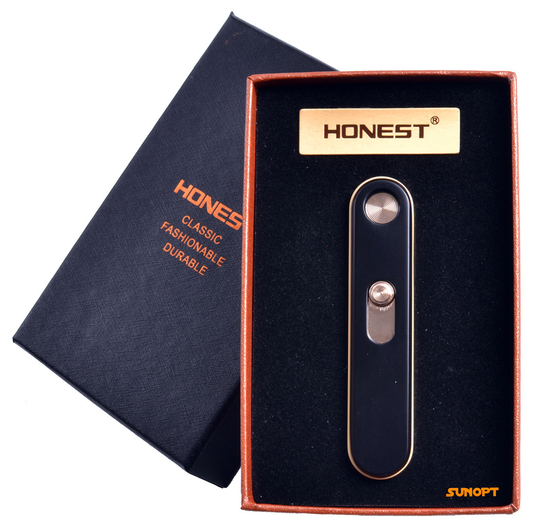 

USB зажигалка в подарочной упаковке "Honest" (спираль накаливания) №4825 Black