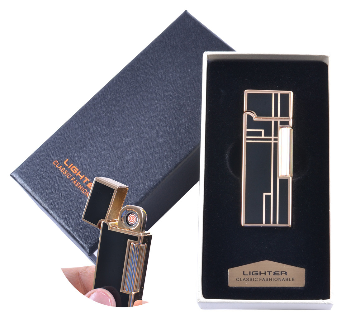 

USB зажигалка в подарочной упаковке "LIGHTER" (Двухсторонняя спираль накаливания) №4870-4