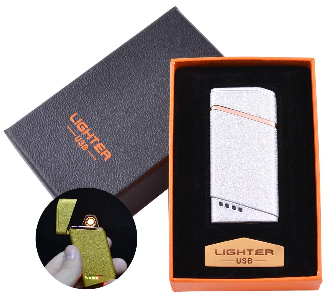 

USB зажигалка в подарочной упаковке Lighter (Спираль накаливания) №HL-18 White