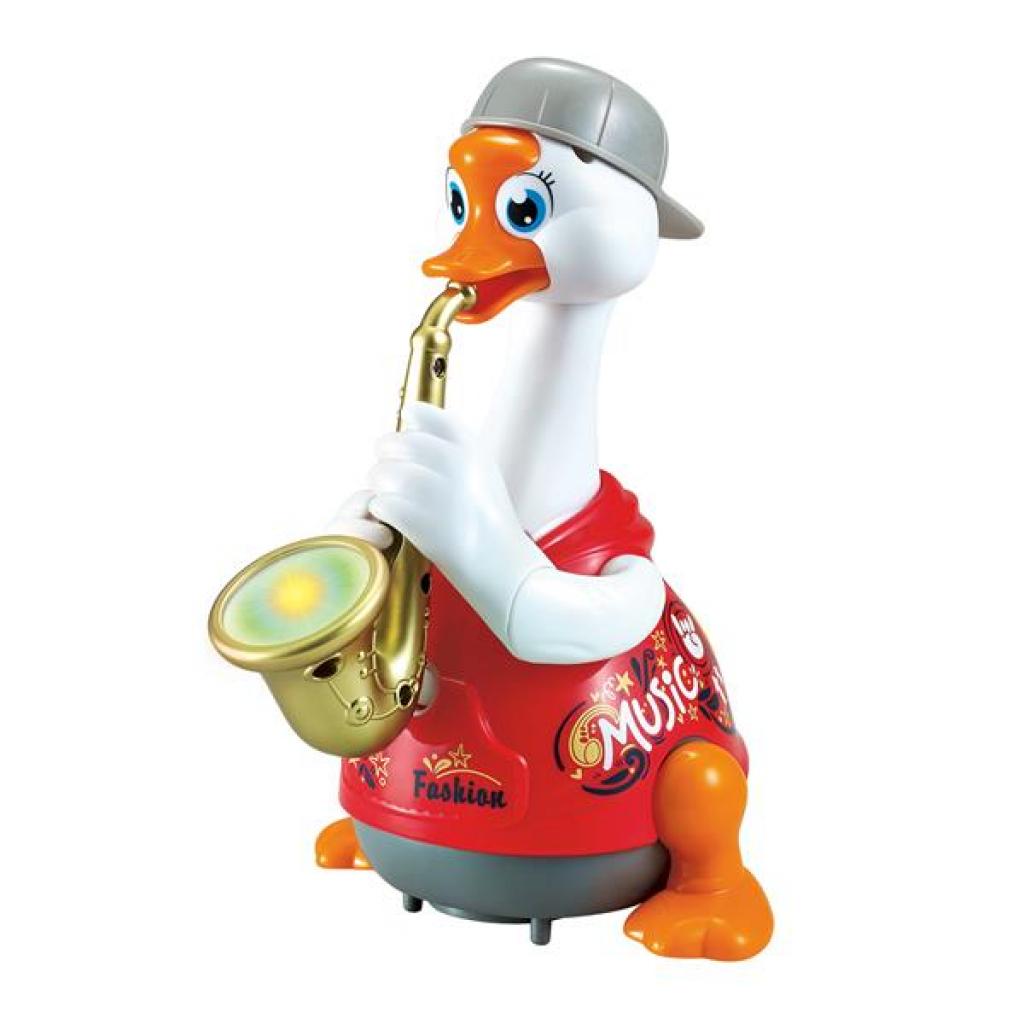 

Развивающая игрушка Hola Toys Гусь-саксофонист, красный (6111-red)