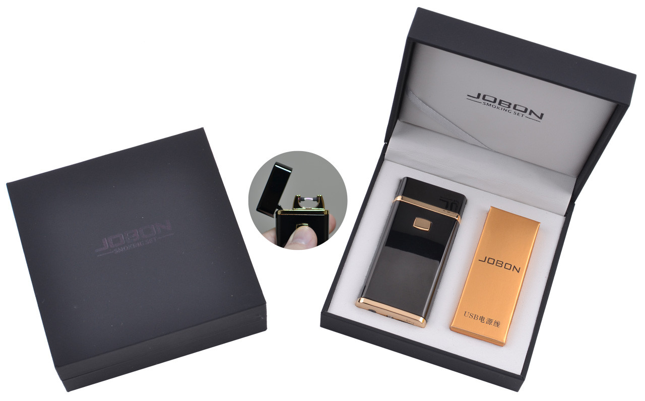 

Электроимпульсная зажигалка в подарочной упаковке Jobon (USB) №XT-4883-3