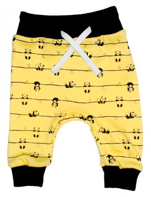 

Штанишки MISHKA Панда желтые 74 (1772-74)