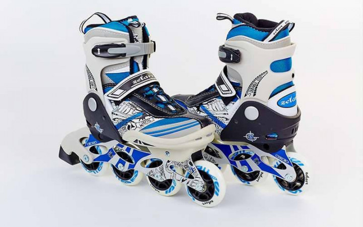 

Роликовые коньки раздвижные Zelart Z-633B FREESTYLE (32-35) \1