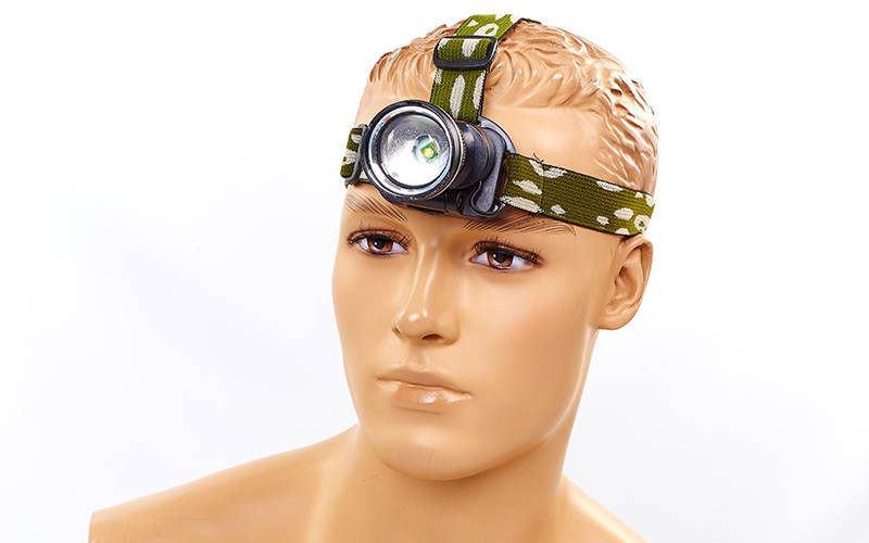 

Фонарик налобный ZOOM BL-6807 /2 (металл, пластик, 1 Cree, линза, zoom, на аккумуляторе,3 уровня освещения, черный)