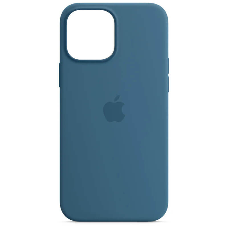 

Чехол Silicone case (AAA) full with Magsafe для Apple iPhone 13 mini (5.4") Синий / Blue Jay Без бренда