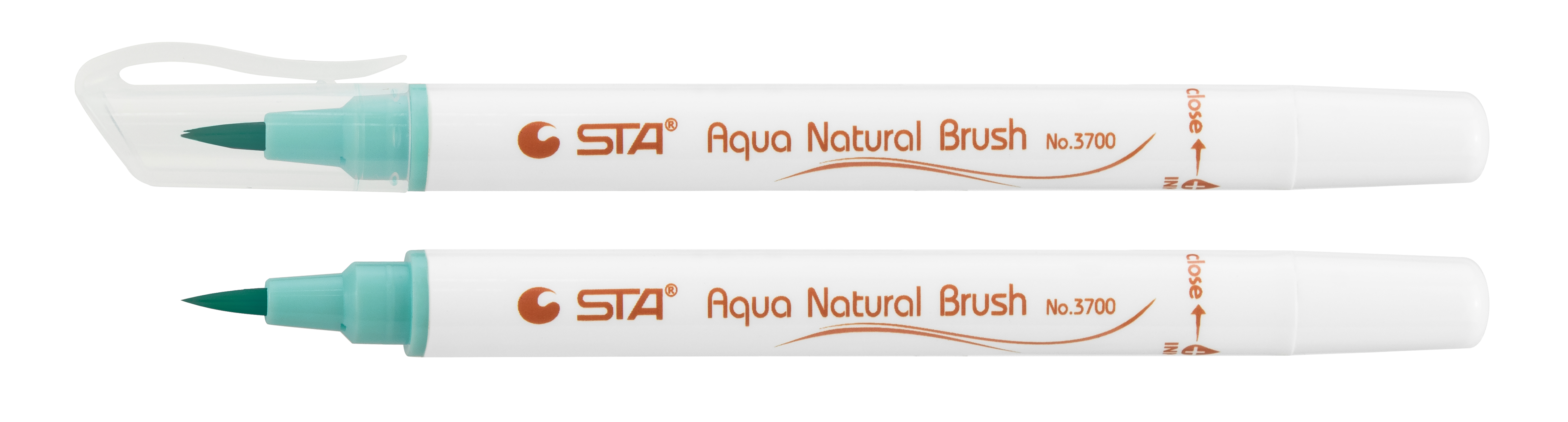 

Маркер-кисть акварельный STA 3700 Aqua Natural Brush 3700 мятный 10 шт (STA3700-35)