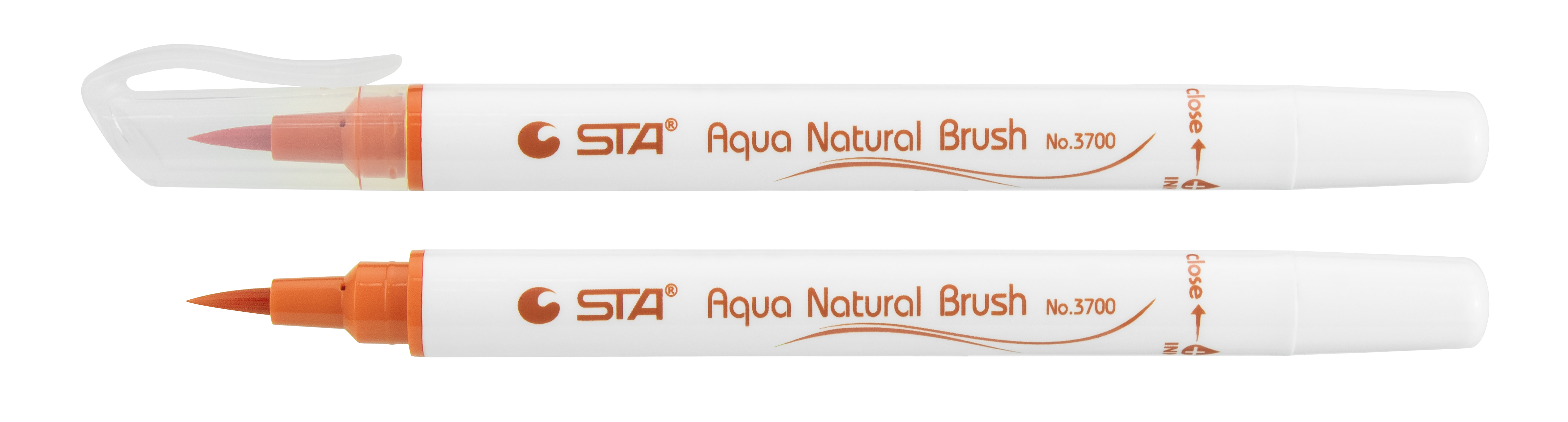 

Маркер-кисть акварельный STA 3700 Aqua Natural Brush 3700 оранжевый 10 шт (STA3700-7)