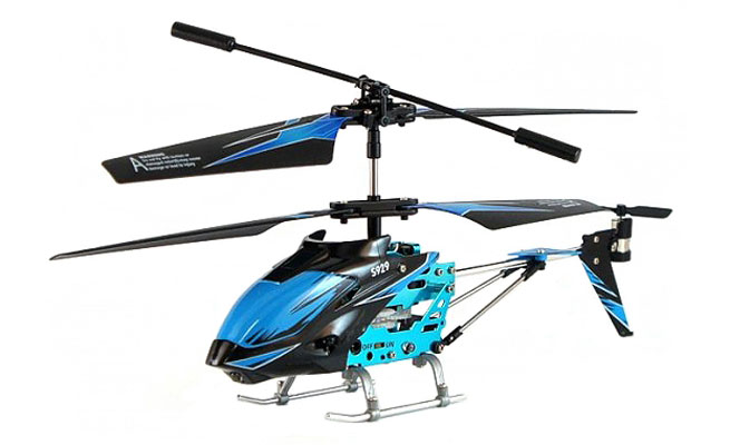 

Вертолёт на ИК-управлении 3-к ВейЛи Тойс WL Toys S929 с автопилотом синий (WL-S929b)