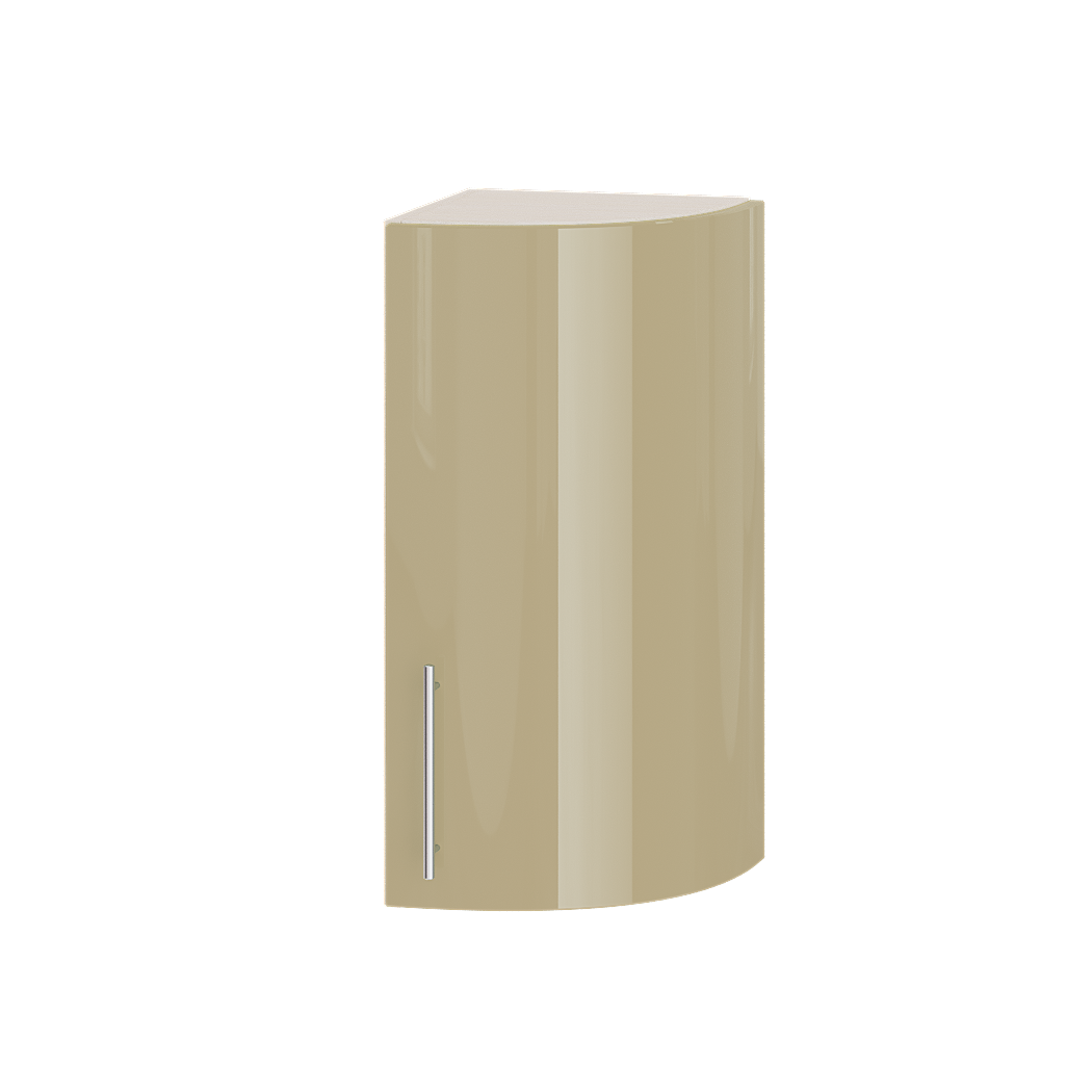 

Кухня Модерн Эверест модуль Верх Радиус Угловое Окончание В47-300 Латте Глянец - Дуб молочный 30х30х72см