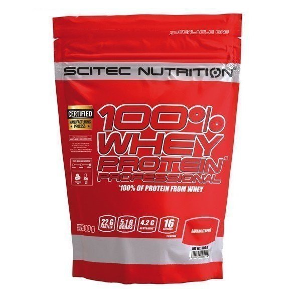 

Сироватковий протеїн Scitec Nutrition Whey Protein Prof. 500g Ваніль - ягода