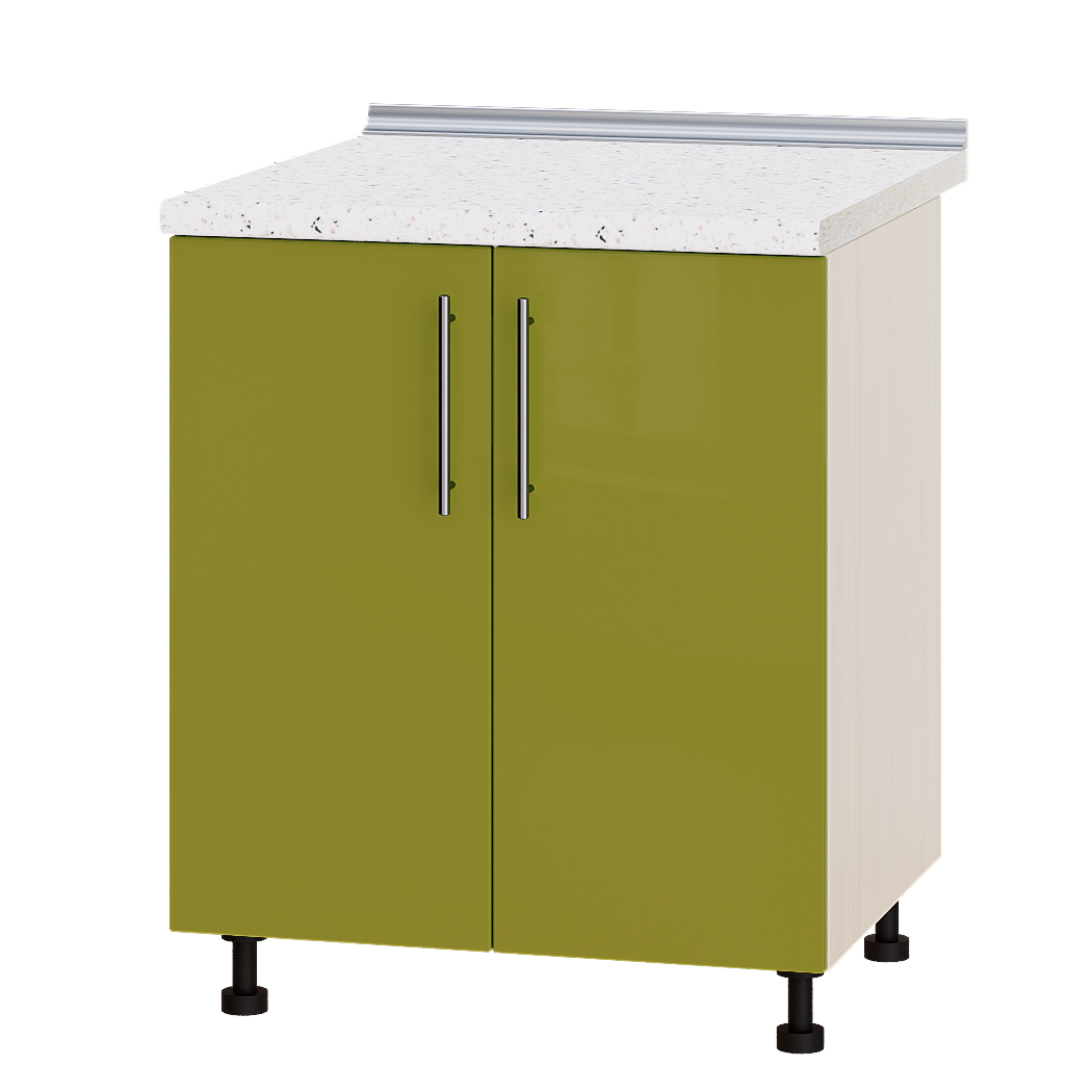 

Кухня Модерн Эверест модуль Низ Мойка Н84-700 Олива Глянец - Дуб молочный 70х47х82см + столешница