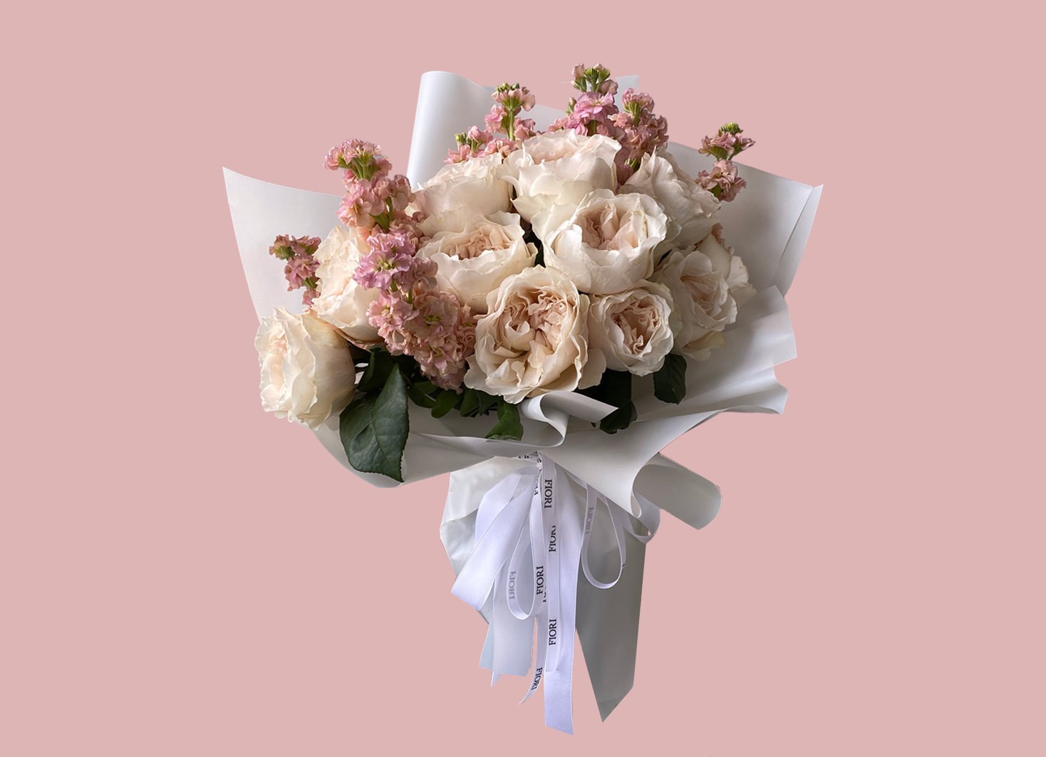 

Букет из свежих цветов White Clouds FIORI