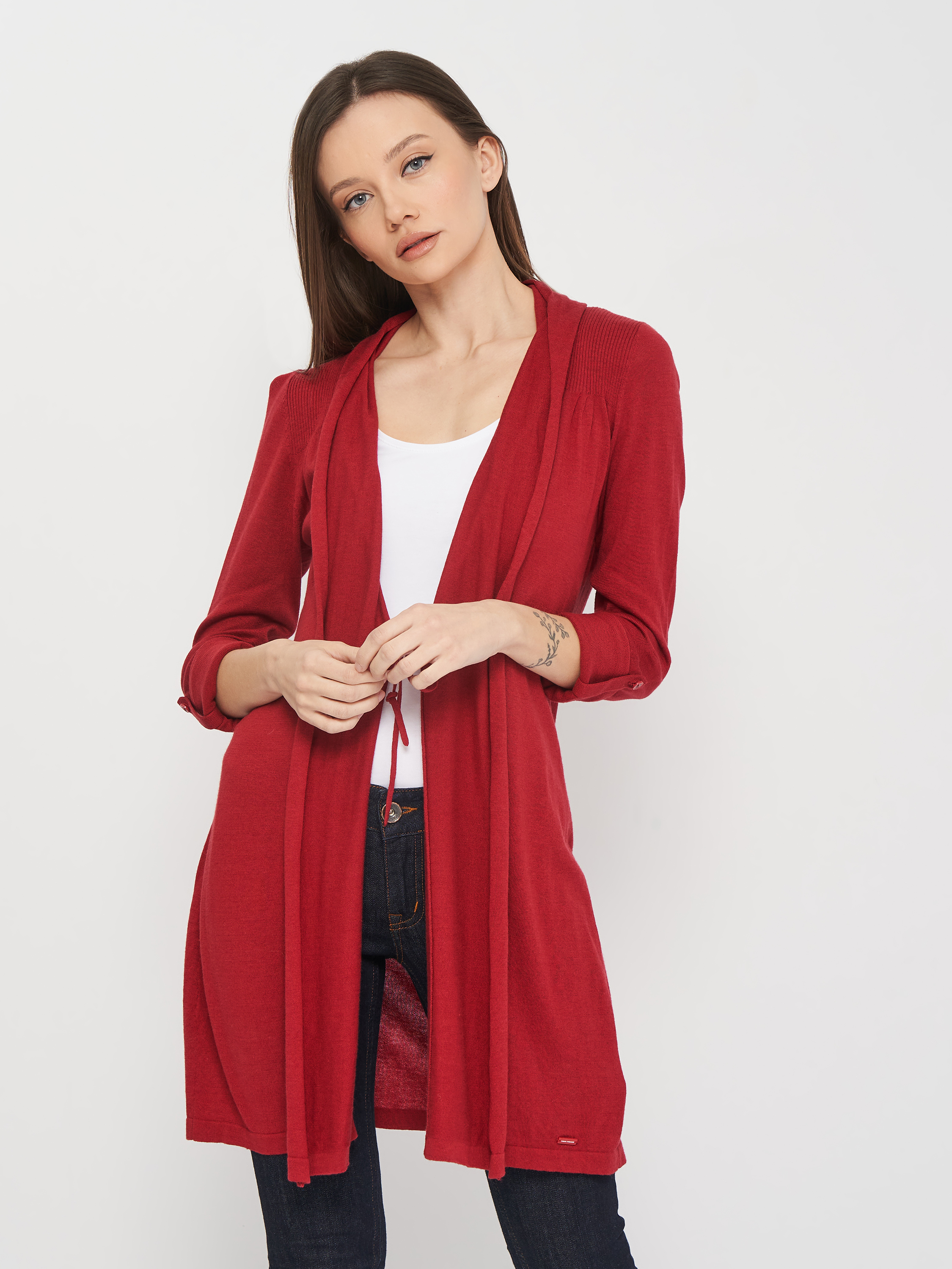 

Кардиган Tom Tailor tm03300295  Бордовый, Кардиган Tom Tailor tm03300295 M Бордовый