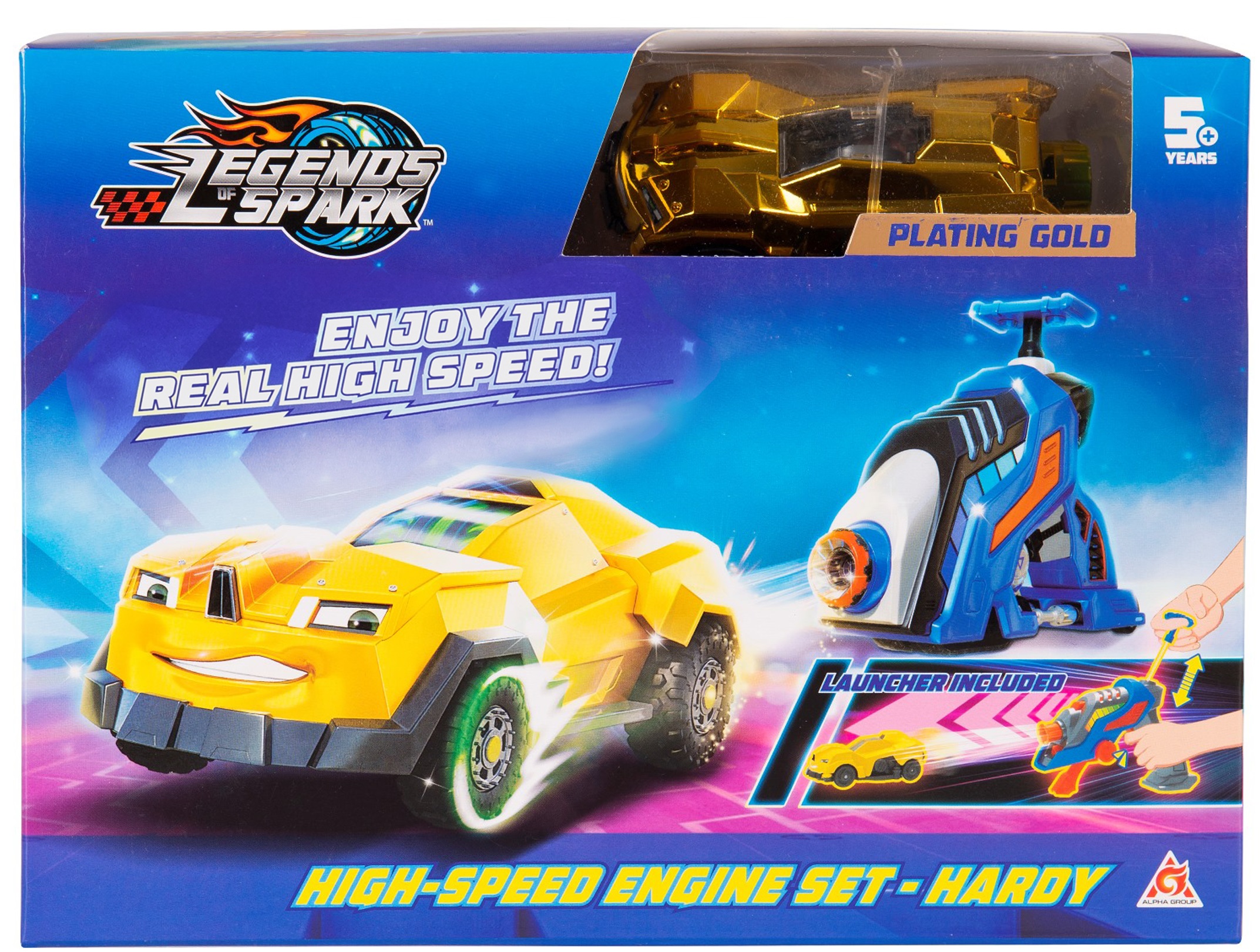 

Игровой набор Legends of Spark Инерционная машинка Харди и бластер (6911400406238)