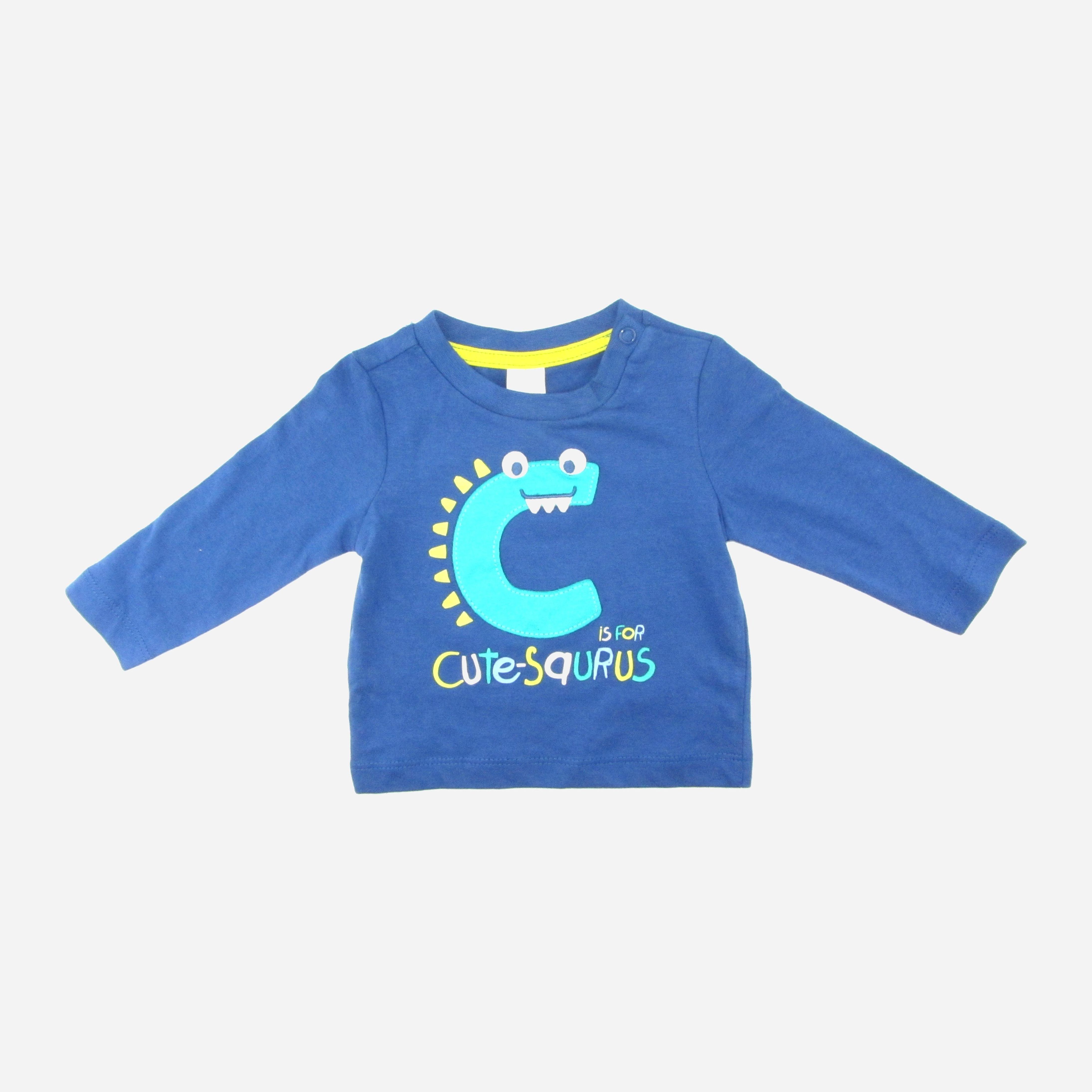 

Футболка с длинными рукавами C&A 848031036368 62 см Синяя