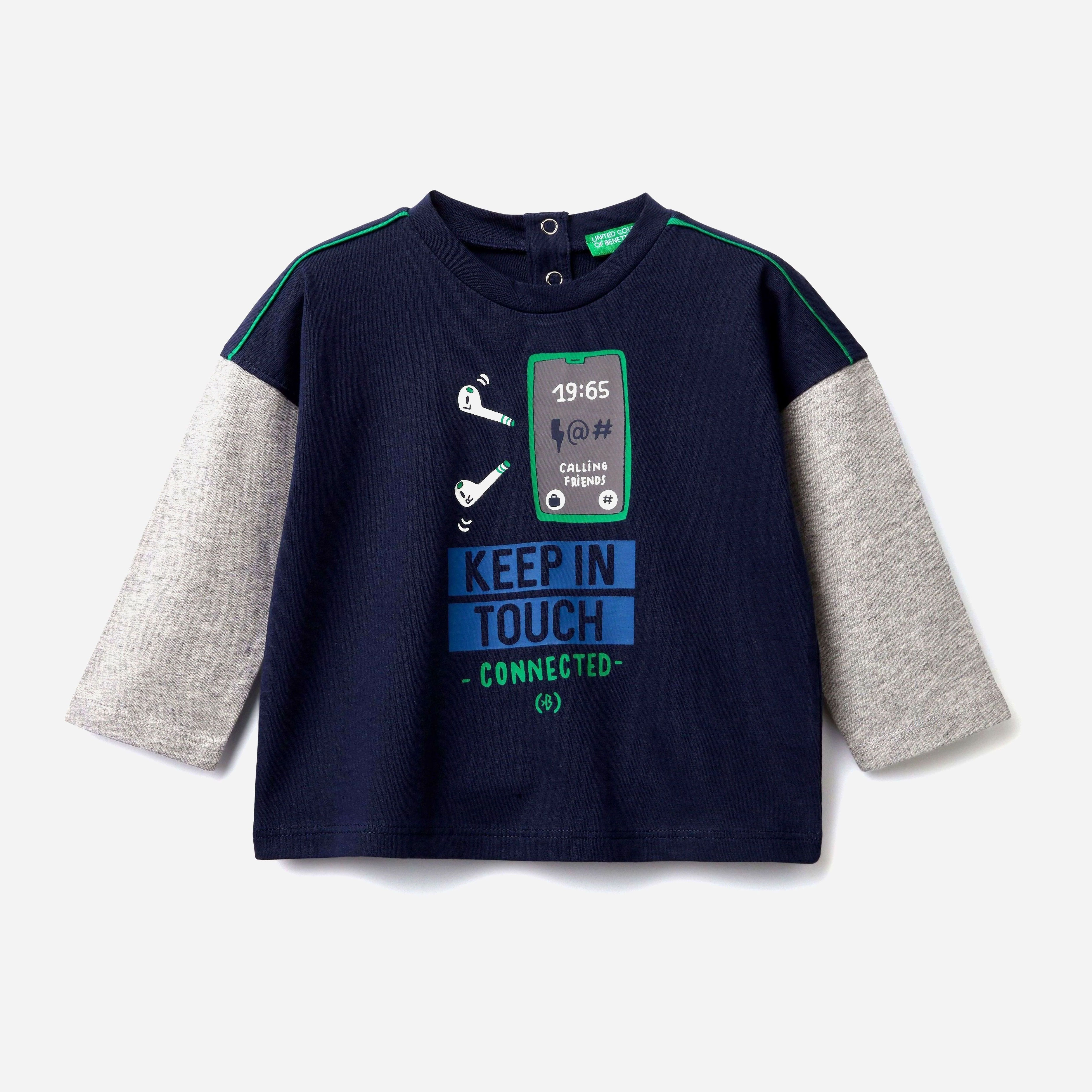 

Футболка с длинными рукавами United Colors of Benetton 3I1XC14RH.P-252 100 см XX