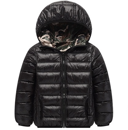 

Куртка демисезонная двусторонняя детская Черный камуфляж Berni Kids (150) Черный
