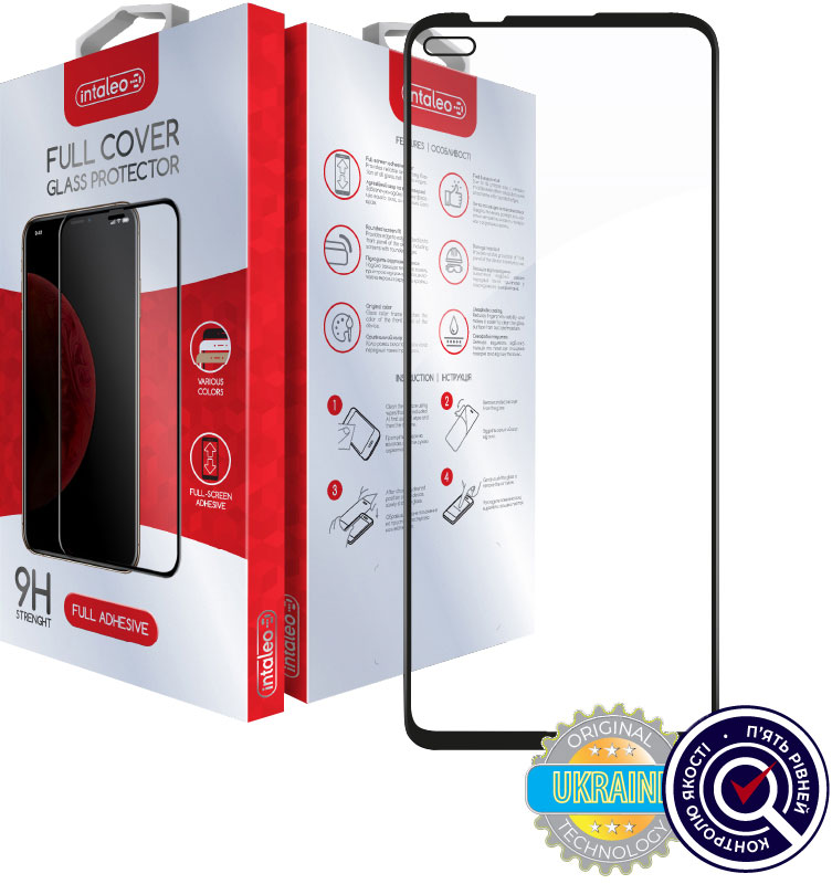 

Защитное стекло Intaleo Full Glue для Motorola Moto G100 Black