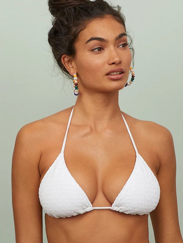 

Верхняя часть купальника H&M 8543381b48  Белая, Верхняя часть купальника H&M 8543381b48 65B Белая