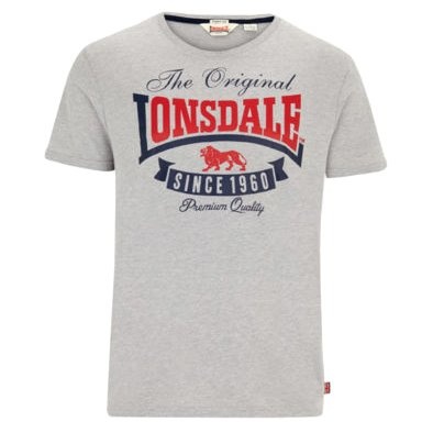 

Футболка Lonsdale  Серый 115544-1004 Marl Grey, Футболка Lonsdale L Серый 115544-1004 Marl Grey