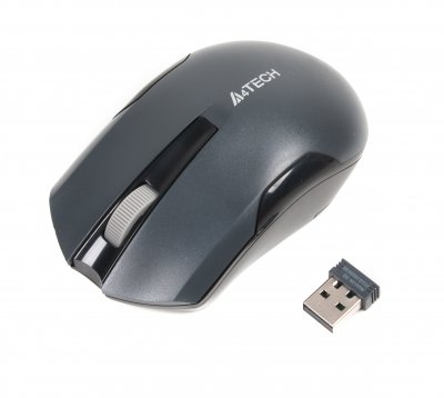 

Миша A4-G3-200 N USB V-Track , бездротова, 1000dpi, сірий кольор