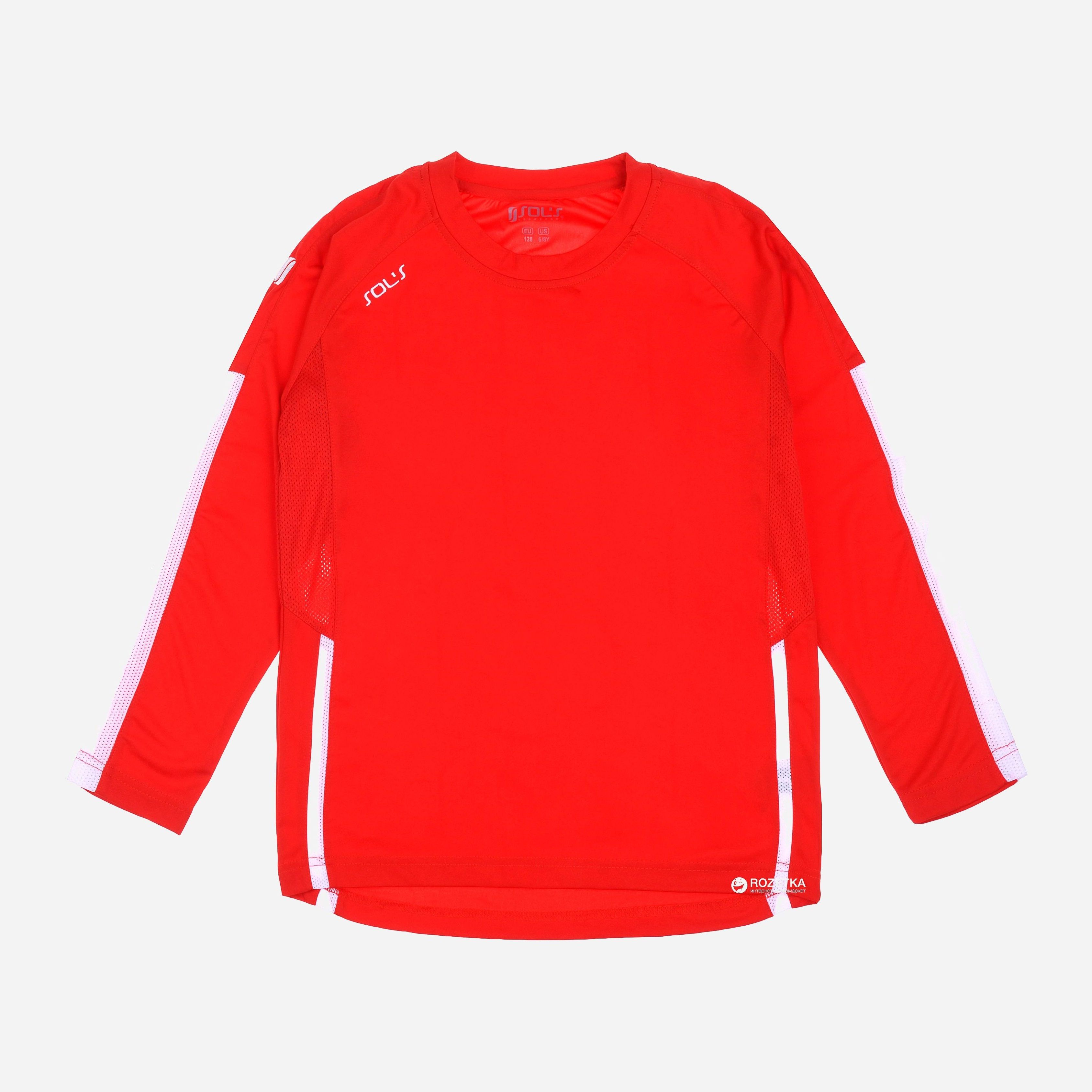 

Футболка с длинными рукавами Sol's Wembley Kids LSL 90203908 6/8Y 106-128 см Красная