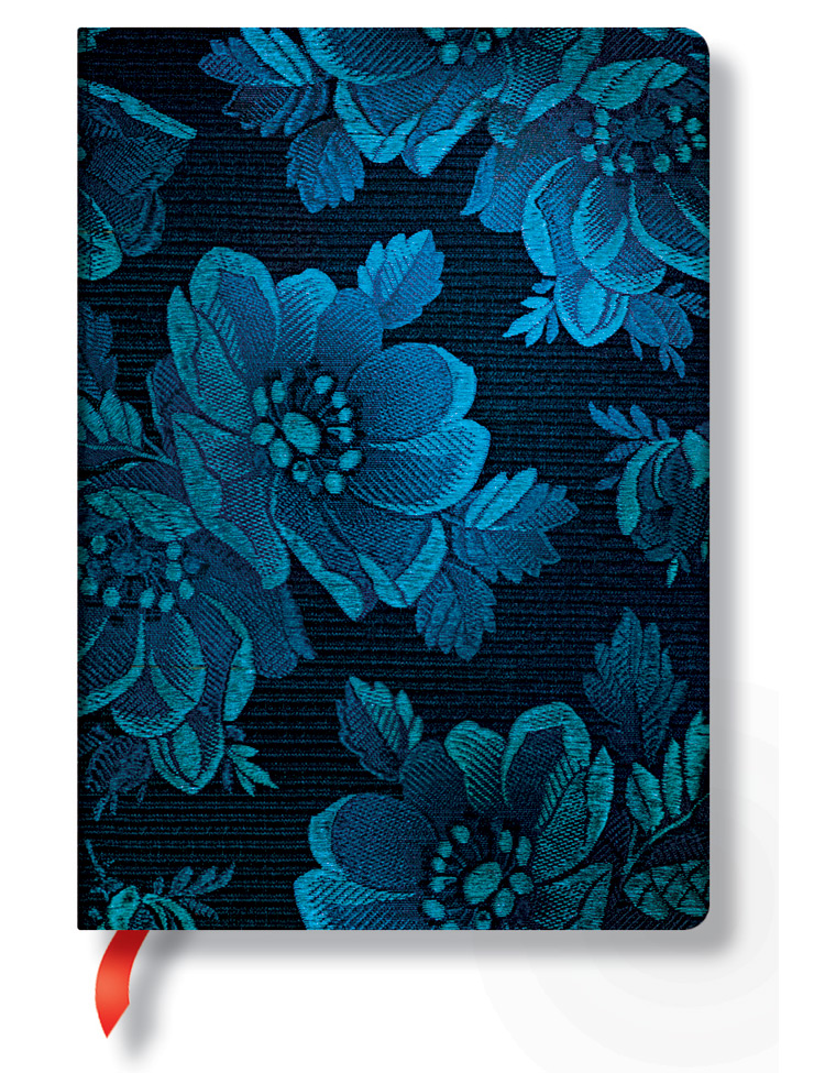 

Записник Paperblanks Атлас середній / Лінійка Синя Муза (9781439729557)