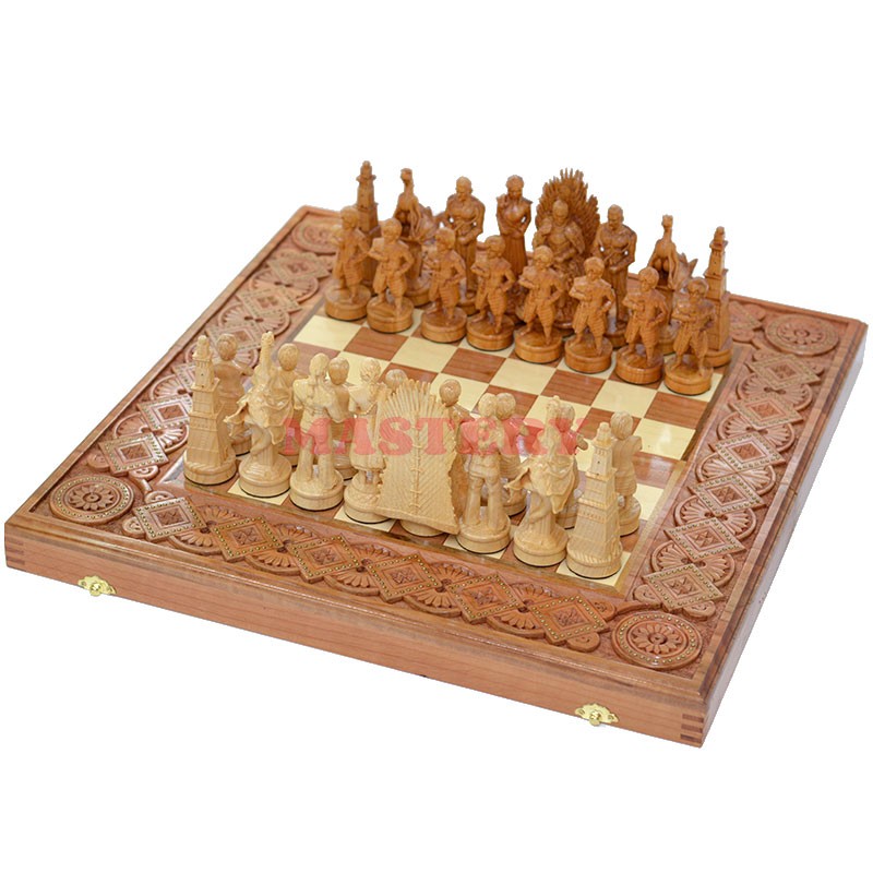 

Шахматы Игра престолов. 50х50 см. Резные 31510