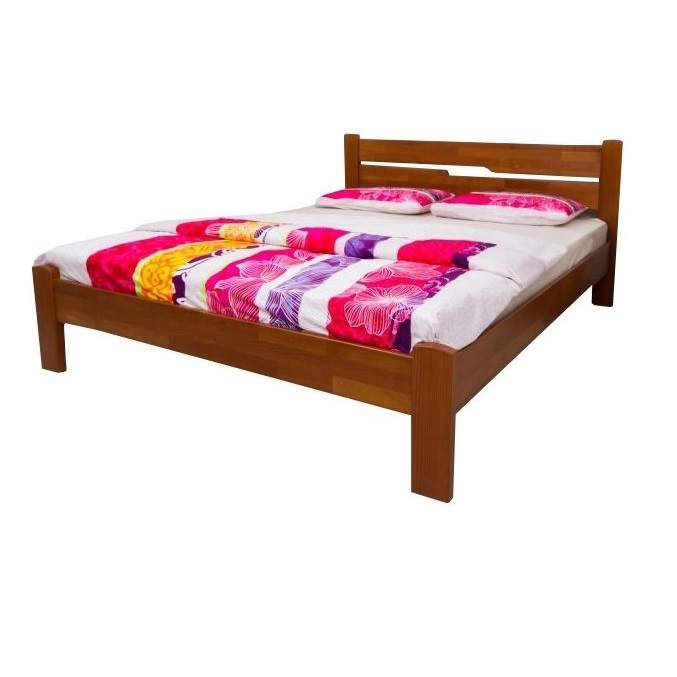 

Кровать деревянная 90*200 без изножья с основанием Айрис Орех Mix Mebli