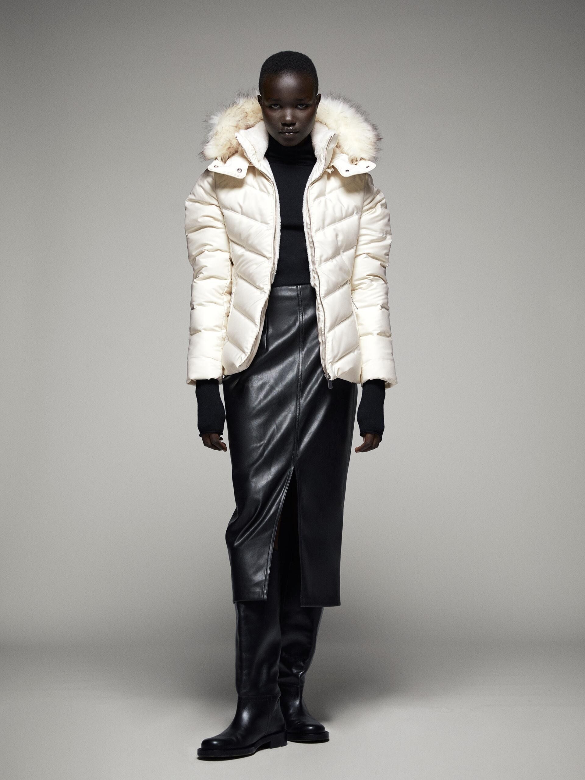

Пуховик Zara 8073-233-712  Белый, Пуховик Zara 8073-233-712 S Белый