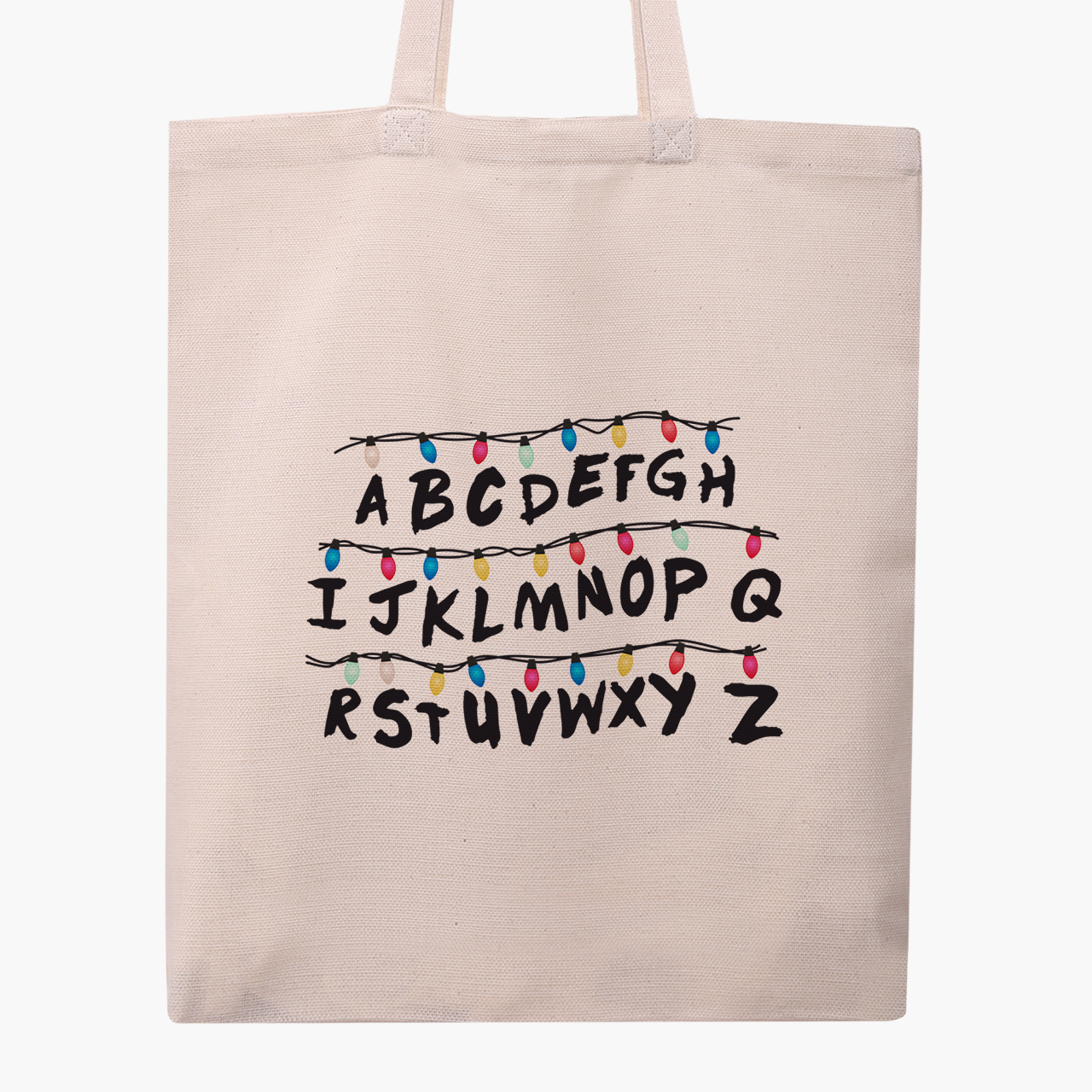 

Эко сумка шоппер Очень странные дела (Stranger Things) (9227-3404) 41x35 см Белый