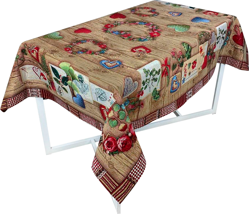 

Скатерть на стол Прованс Wooden 180 х 134 см