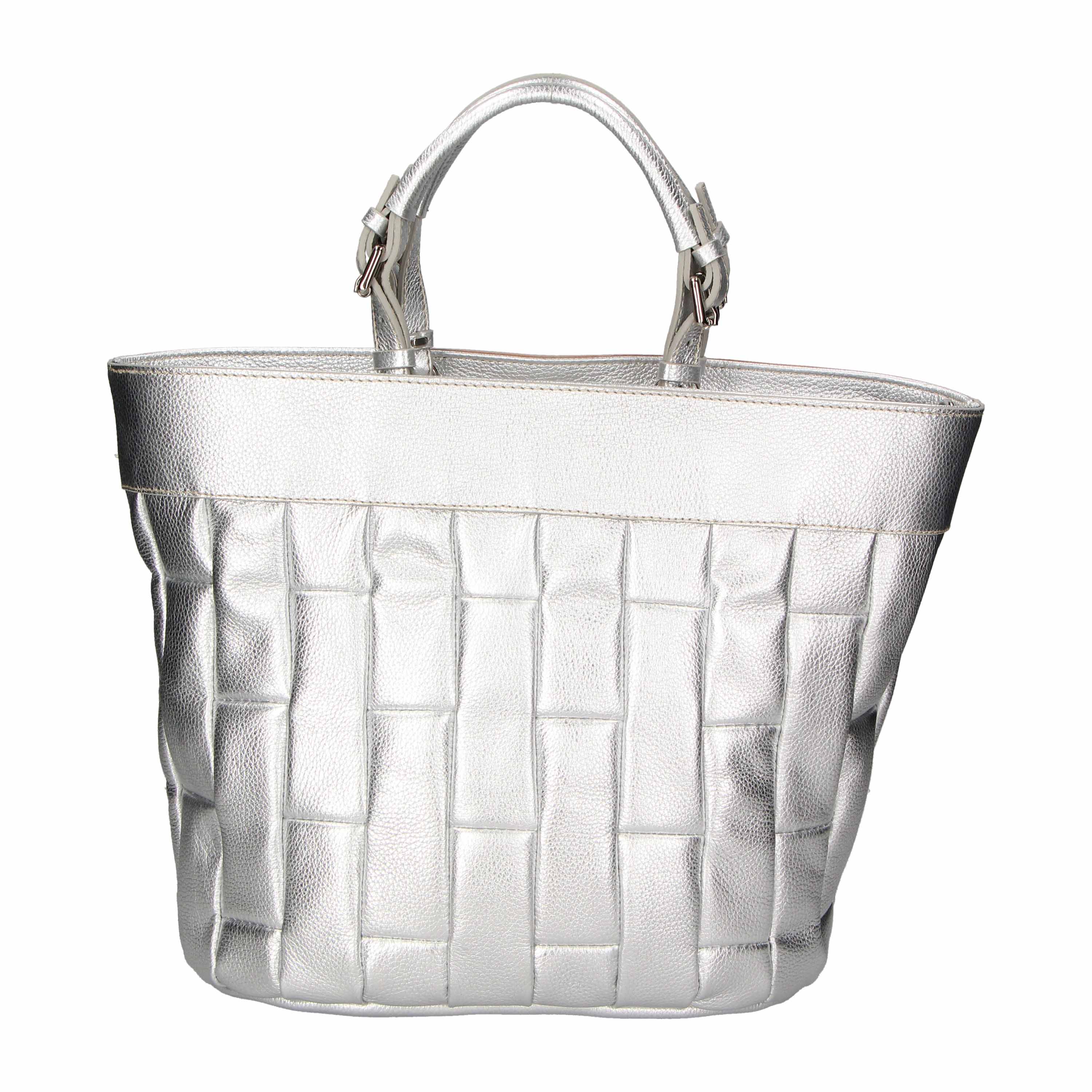 

Деловая Сумка Italian Bags sef0054_silver Кожаная Серебро