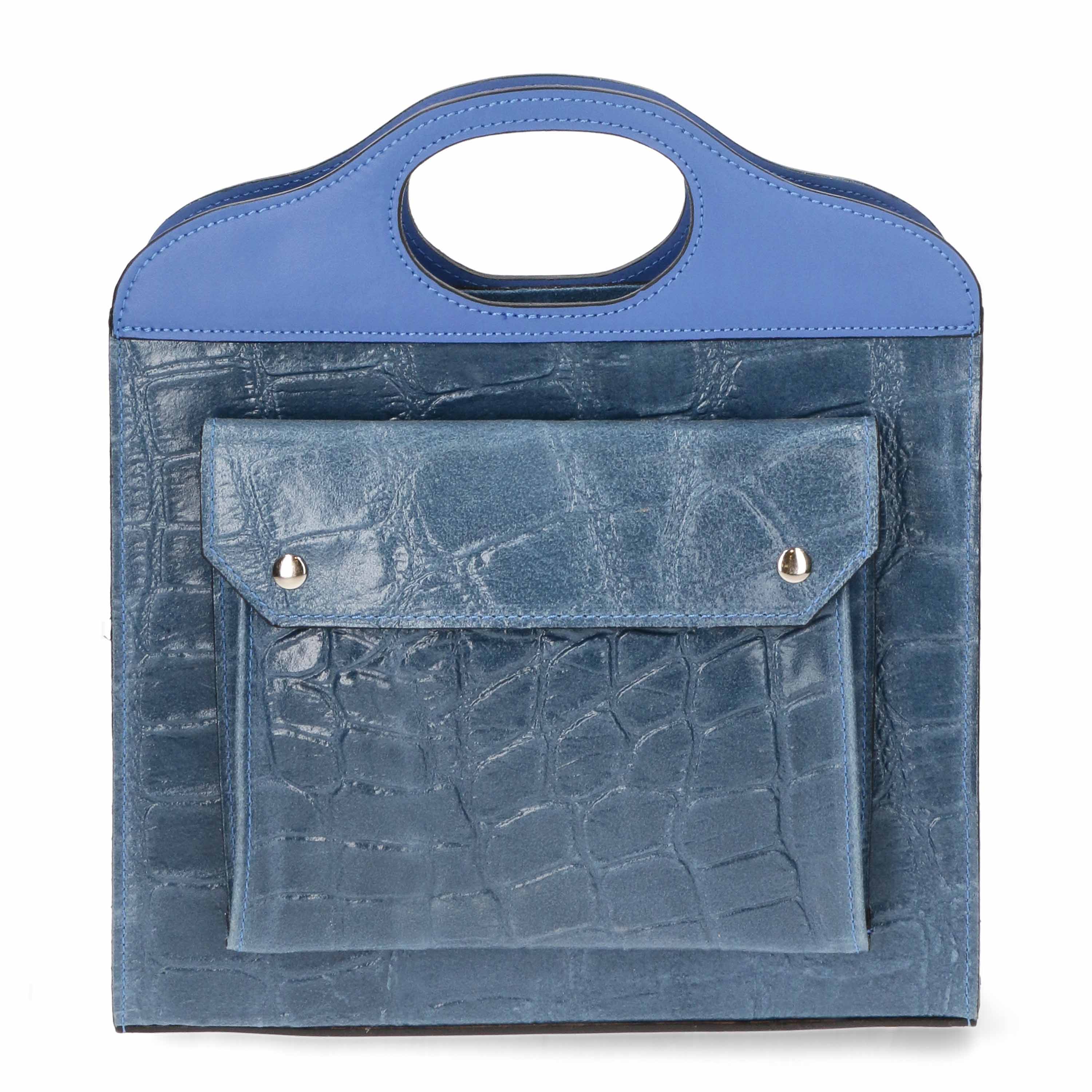 

Деловая Сумка Italian Bags 11100_blue Кожаная Синий