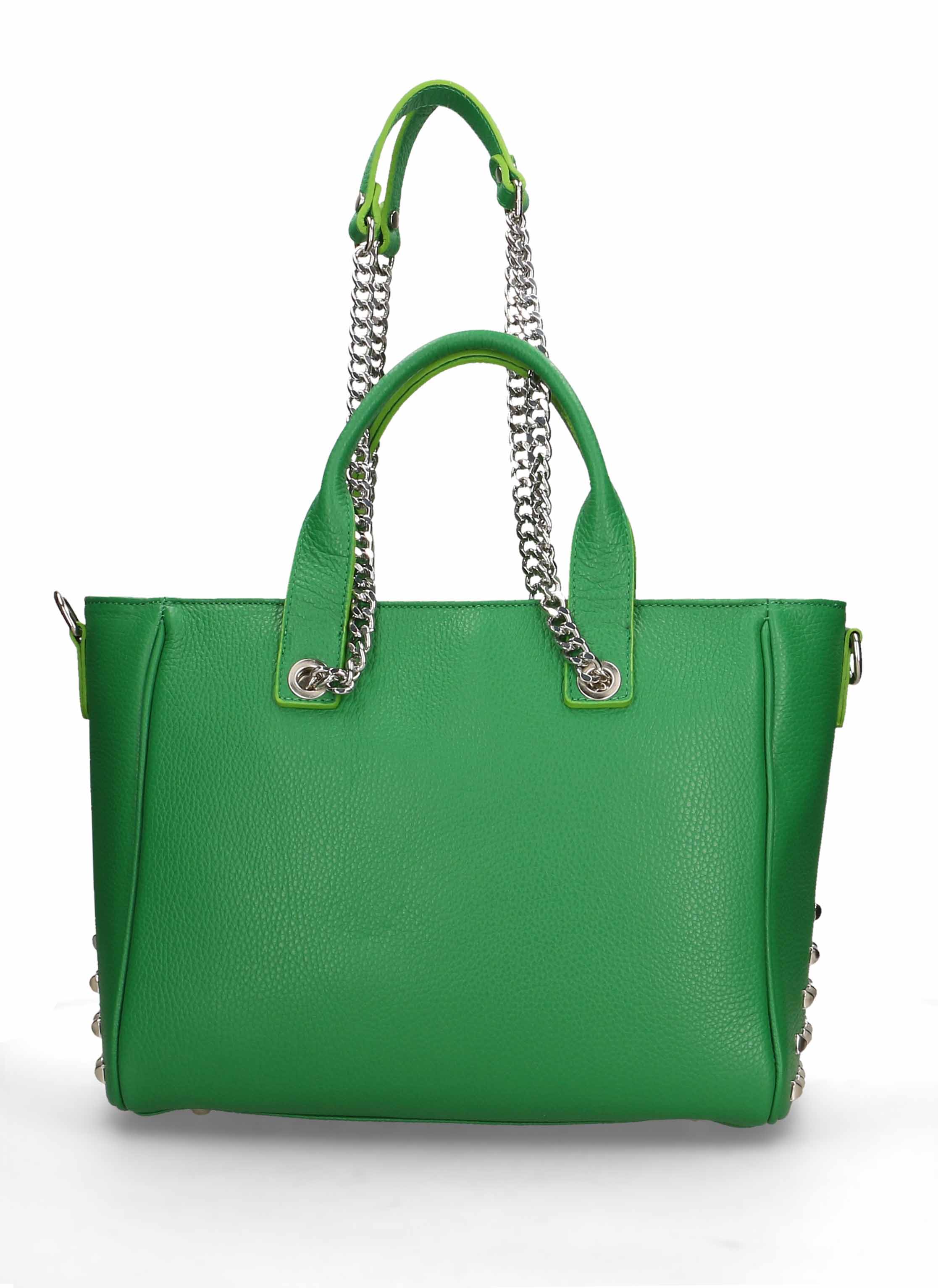 

Деловая Сумка Italian Bags 11366_green Кожаная Зеленый