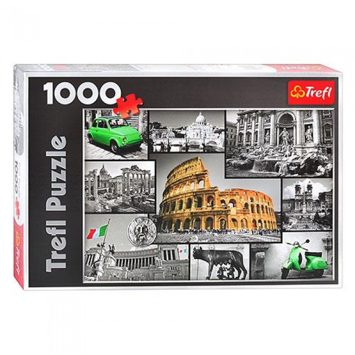 

Пазлы для детей 1000 элемента пазл Trefl City пазлы для ребенка разноцветные с рисунком городов