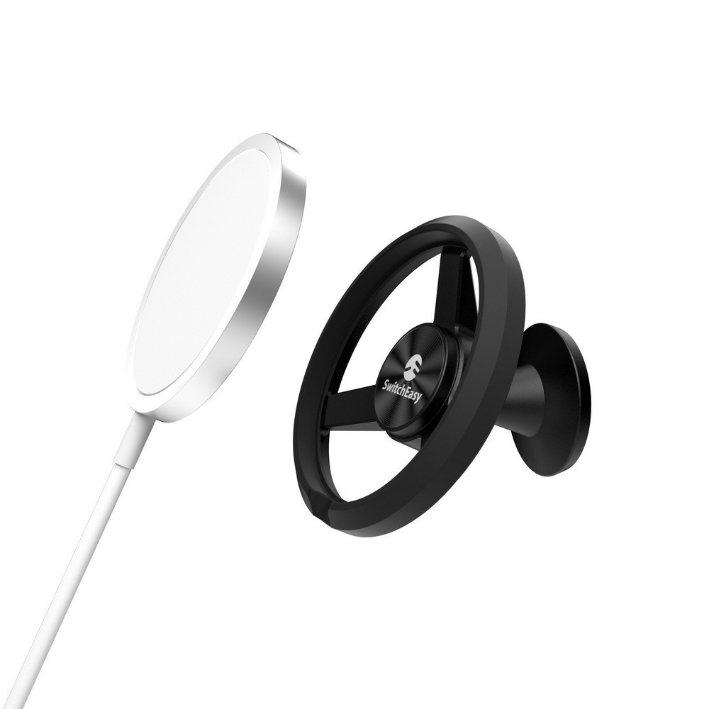 

Автомобильный держатель Switcheasy MagMount for MagSafe Charger Car Mount Adhesive Black