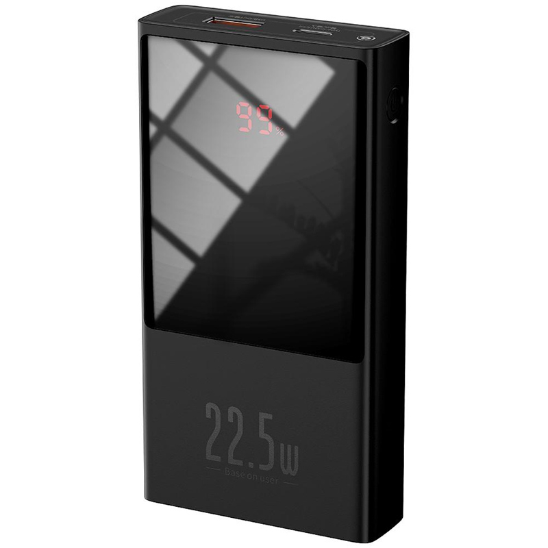 

УМБ Power Bank Baseus 1Type-C 1USB Super Mini Digital LCD 22.5W 3A 10000mAh Black (PPMN-A01)