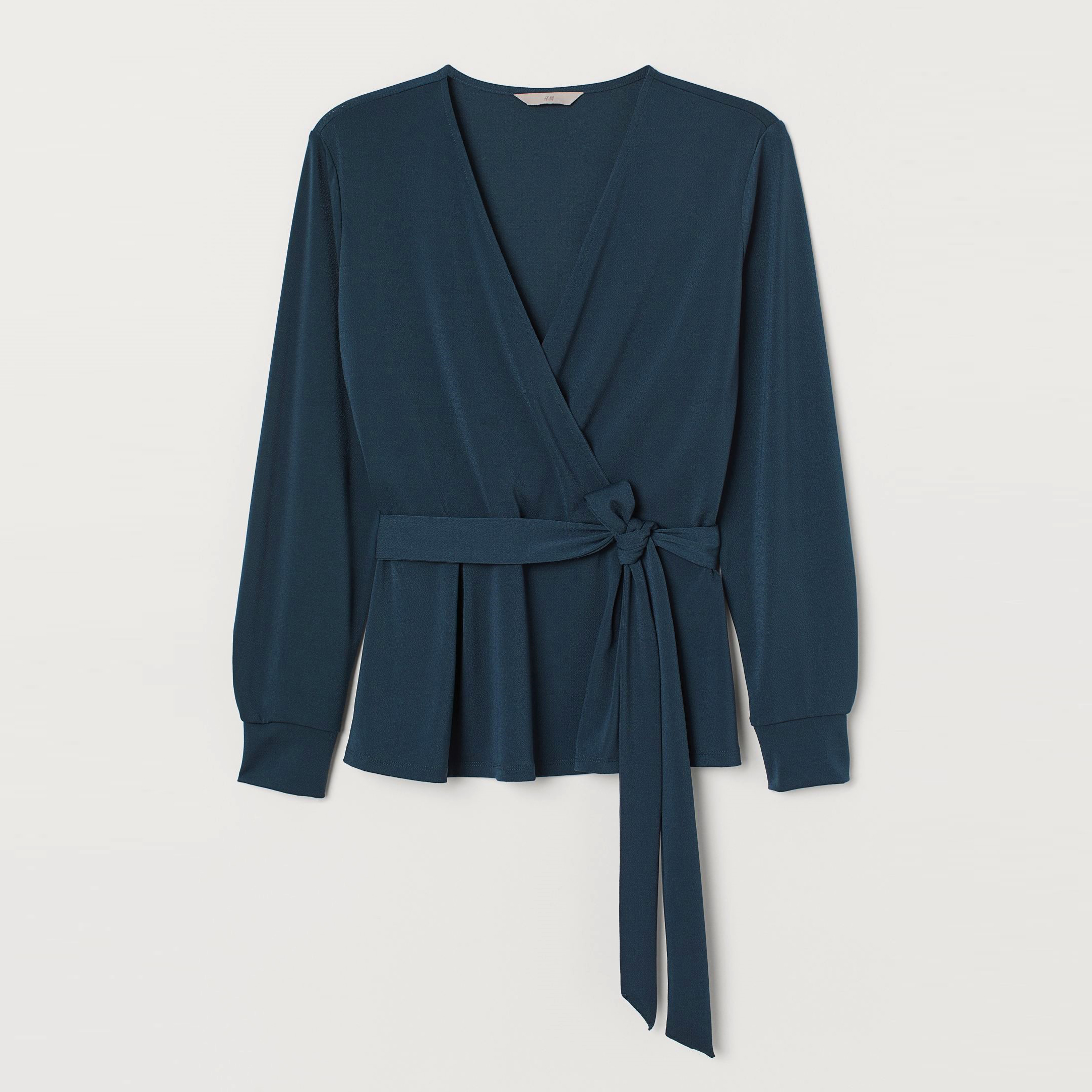 

Блузка H&M 7114408abr  Темно-синяя, Блузка H&M 7114408abr XL Темно-синяя