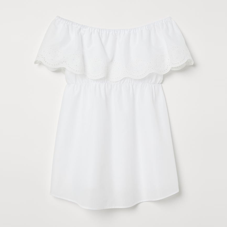 

Блузка для беременных H& 7705149abr  Белая, Блузка для беременных H&M 7705149abr M Белая