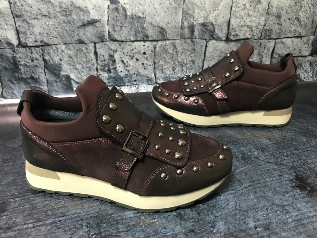 

Слипоны Bistfor 84002/714/782 37 (24 см) Бордовые