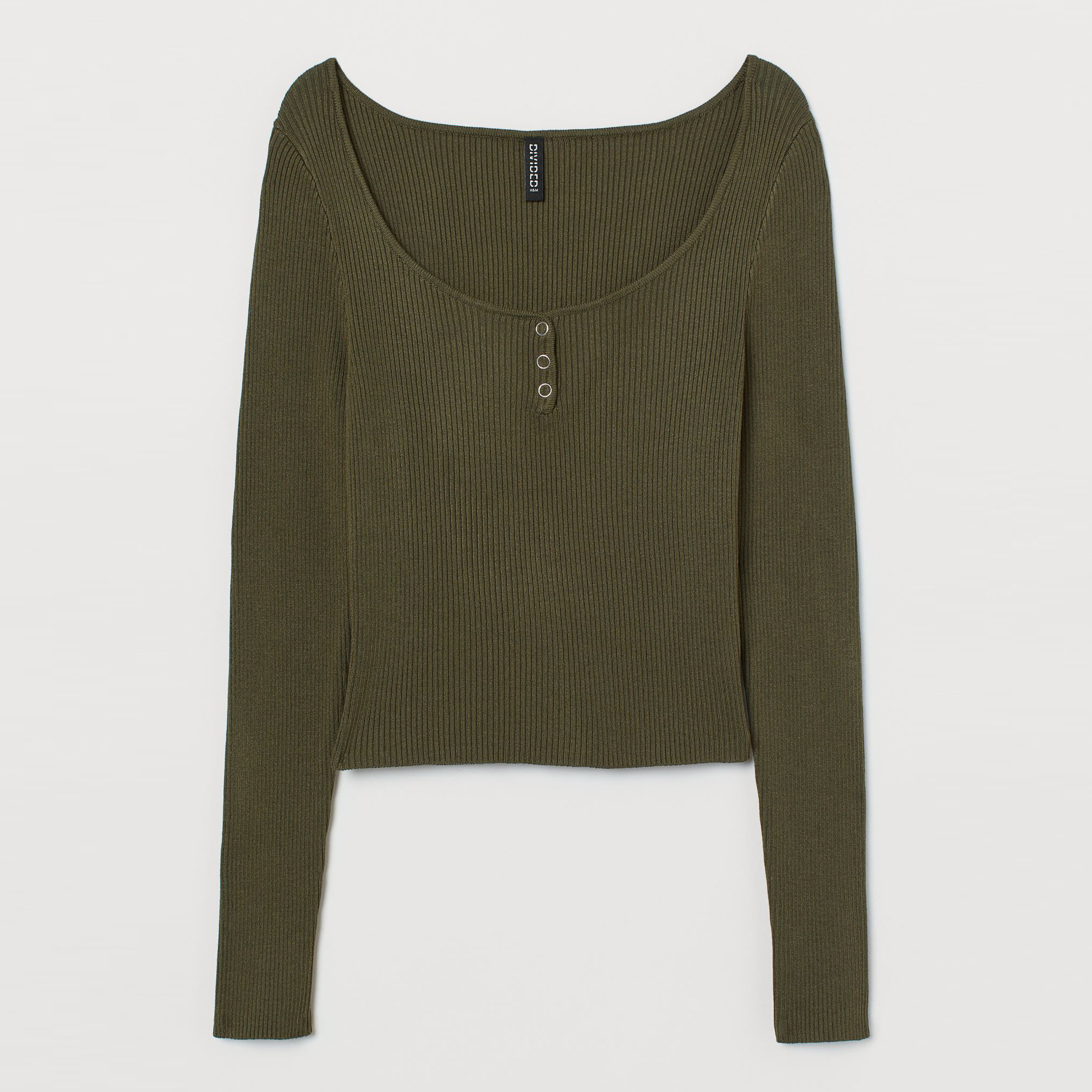 

Лонгслив H&M 7762990abr  Хаки, Лонгслив H&M 7762990abr S Хаки