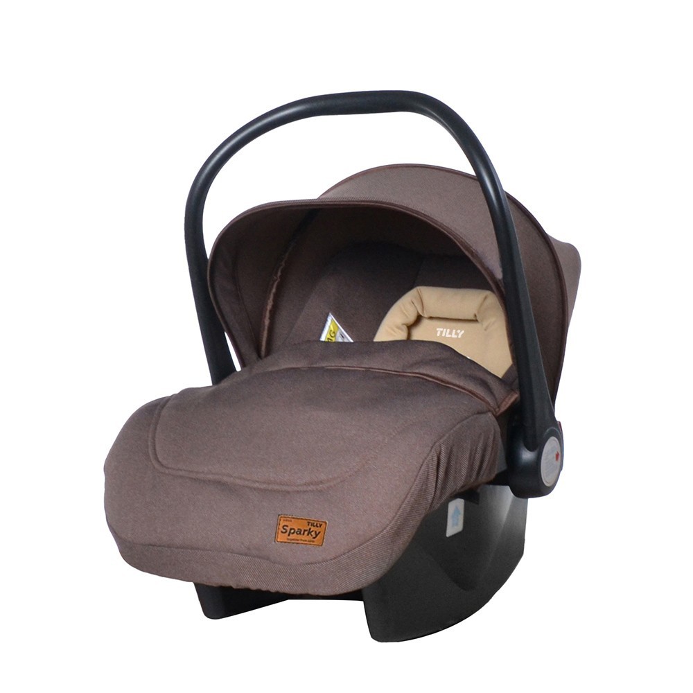 

Автокресло-люлька-переноска с рождения TILLY Sparky T-511/2 Brown группа 0+, коричневое